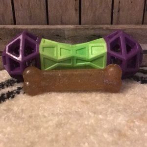 Two dog bones Lrg.&Sml